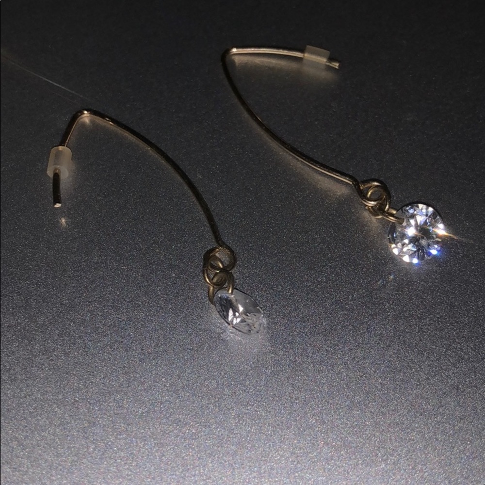 Hanging Rhinestone Earring
